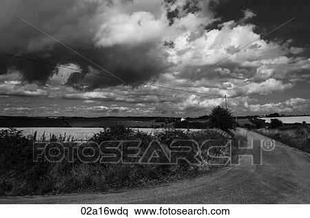 Stock Photography - Road in County Cork, Ireland. Fotosearch