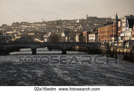 Saint Patrick's Bridge, River Lee, Cork, Ireland View Large Photo Image Picture - Saint Patrick's Bridge, River Lee, Cork, Ireland. Fotosearch