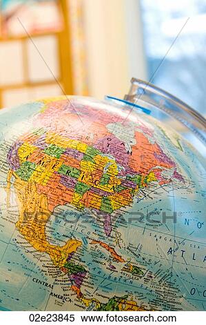 Stock Photography - School classroom globe.. Fotosearch