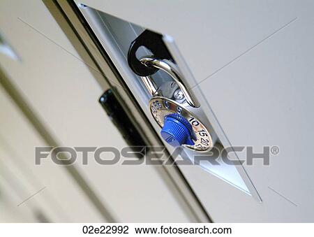 School locker with combination lock. View Large Photo Image Stock Image - School locker with combination lock.. Fotosearch