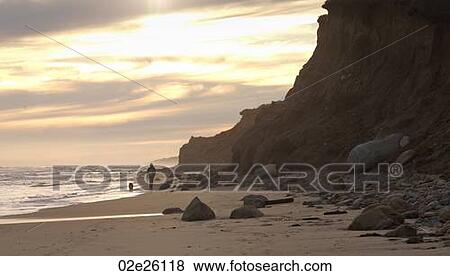 Stock Photo - Seascape along shoreline at The Hamptons, New York. Fotosearch