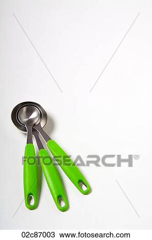 Set of three measuring spoons with neon handles. View Large Photo Image Stock Image - Set of three measuring spoons with neon handles.. Fotosearch