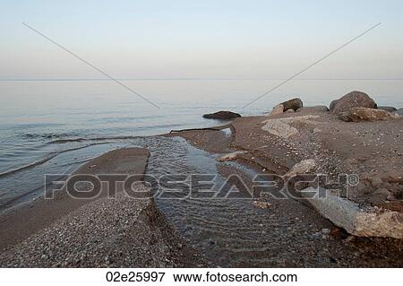 Shoreline of Lake Winnipeg in Gimli, Manitoba, Canada View Large Photo Image Stock Photo - Shoreline of Lake Winnipeg in Gimli, Manitoba, Canada. Fotosearch