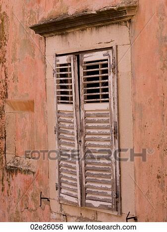 Shutters on exterior window in Dubrovnik View Large Photo Image Stock Photograph - Shutters on exterior window in Dubrovnik. Fotosearch