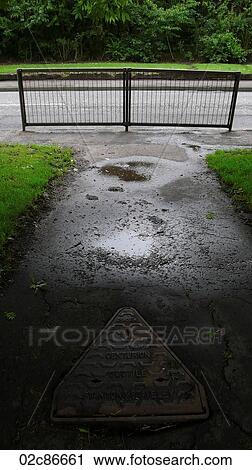 Sidewalk barrier, Glasgow Scotland, UK. View Large Photo Image Stock Image - Sidewalk barrier, Glasgow Scotland, UK.. Fotosearch