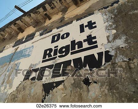 Stock Photography - Sign in Lamu Town, Africa. Fotosearch