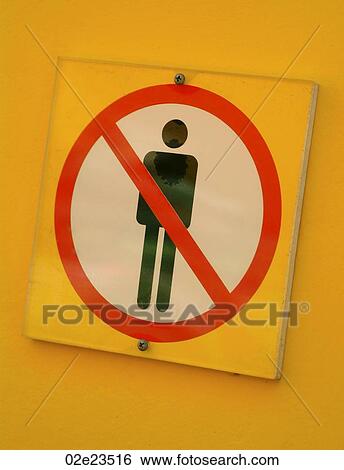 Sign indicating no men. View Large Photo Image Stock Photograph - Sign indicating no men.. Fotosearch