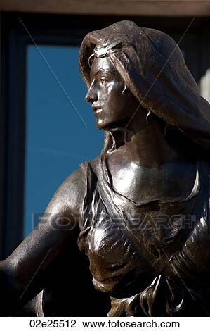 Stock Image - Statue in Boston, Massachusetts, USA. Fotosearch