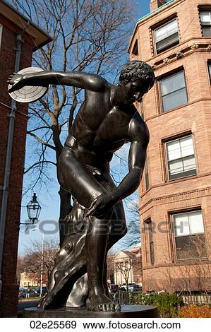 Statue on the campus of Harvard University in Boston, Massachusetts, USA View Large Photo Image Stock Photo - Statue on the campus of Harvard University in Boston, Massachusetts, USA. Fotosearch