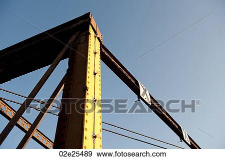 Stock Photo - Steel girders in Boston, Massachusetts, USA. Fotosearch