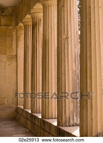Stone columns in Corfu View Large Photo Image Stock Image - Stone columns in Corfu. Fotosearch