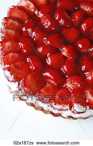 Strawberry tart View Large Photo Image Stock Photograph - Strawberry tart. Fotosearch