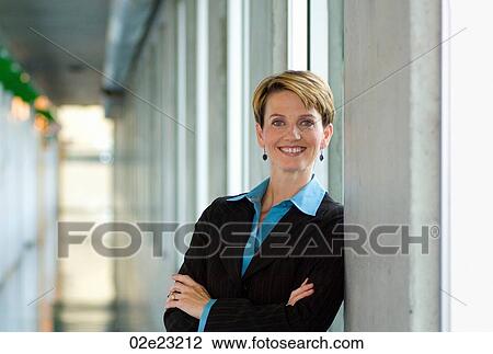 Stock Image - Successful female executive.. Fotosearch