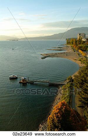 Stock Photo - Sunset Beach, Vancouver Canada. Fotosearch