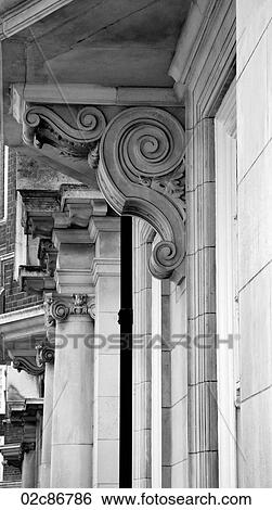Stock Photograph - Supporting architectural detail.. Fotosearch