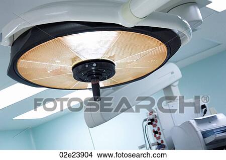 Surgical light in operating room. View Large Photo Image Picture - Surgical light in operating room.. Fotosearch