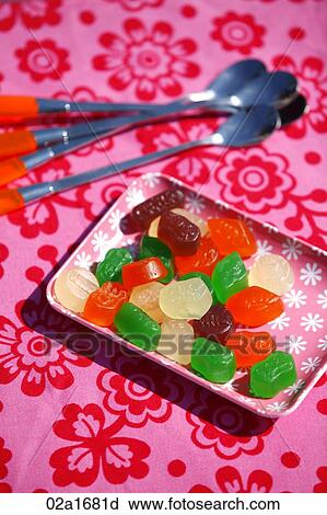Stock Image - Sweets on a table. Fotosearch