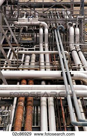System of layered industrial pipes and ducts. View Large Photo Image Stock Photo - System of layered industrial pipes and ducts.. Fotosearch