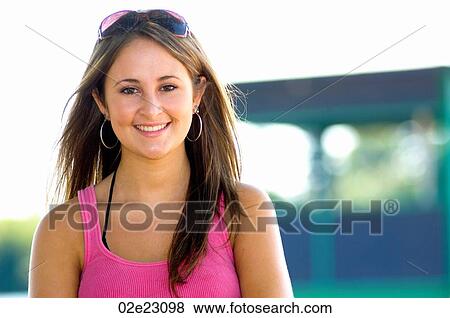 Teenage girl at the beach. View Large Photo Image Stock Photo - Teenage girl at the beach.. Fotosearch