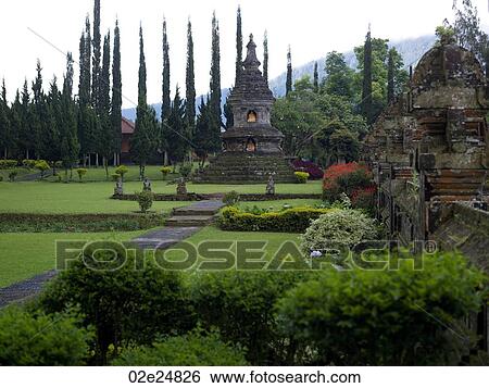 Temple in Bali View Large Photo Image Stock Photograph - Temple in Bali. Fotosearch