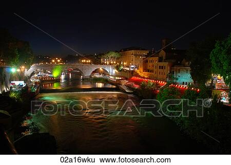 Tiber River, Rome, Italy View Large Photo Image Stock Photograph - Tiber River, Rome, Italy. Fotosearch
