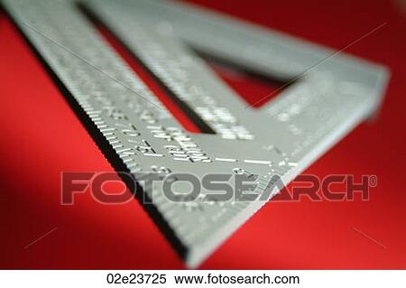 Stock Photography - Triangular measuring tool.. Fotosearch