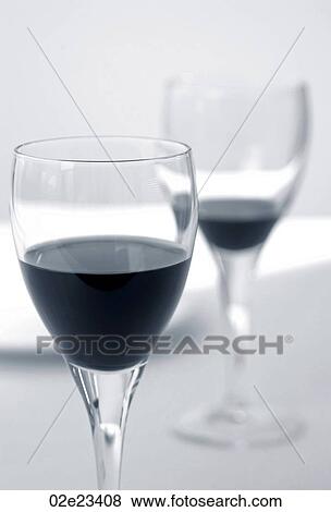 Two glasses of red wine. View Large Photo Image Stock Photo - Two glasses of red wine.. Fotosearch