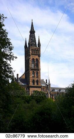 University of Glasgow, Scotland UK. View Large Photo Image Stock Photo - University of Glasgow, Scotland UK.. Fotosearch