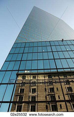 Upward view of a skyscraper in Boston, Massachusetts, USA View Large Photo Image Stock Image - Upward view of a skyscraper in Boston, Massachusetts, USA. Fotosearch