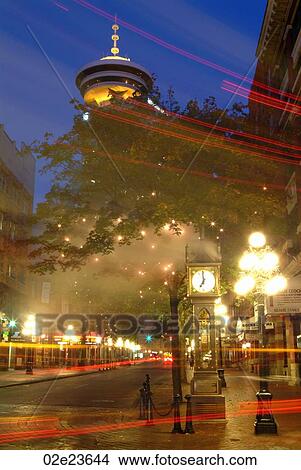 Vancouver's Gastown. View Large Photo Image Picture - Vancouver's Gastown.. Fotosearch