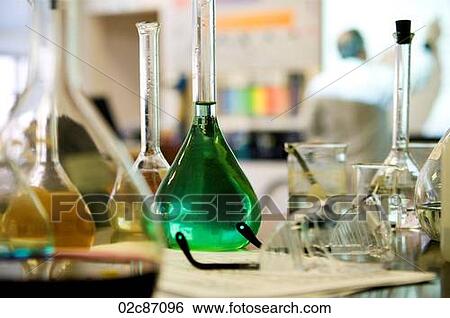 Various beakers in science laboratory. View Large Photo Image Stock Photograph - Various beakers in science laboratory.. Fotosearch