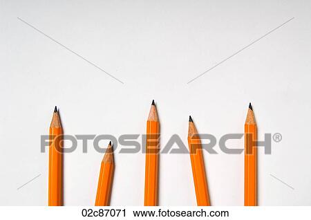 Various yellow pencils on white. View Large Photo Image Stock Image - Various yellow pencils on white.. Fotosearch