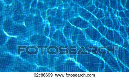 View of tiled pool bottom through rippling water. View Large Photo Image Stock Photo - View of tiled pool bottom through rippling water.. Fotosearch