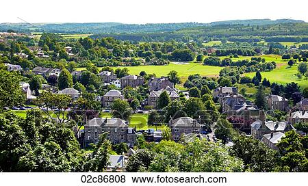Village of Sterling, Scotland UK. View Large Photo Image Stock Photo - Village of Sterling, Scotland UK.. Fotosearch