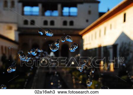 Water fountain in Granada, Andalusia, Spain, Alhambra View Large Photo Image Stock Image - Water fountain in Granada, Andalusia, Spain, Alhambra. Fotosearch