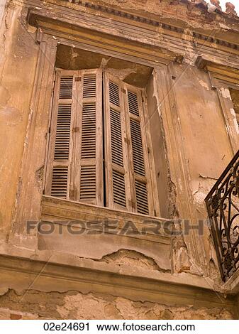 Weathered building exterior in Athens Greece View Large Photo Image Stock Image - Weathered building exterior in Athens Greece. Fotosearch