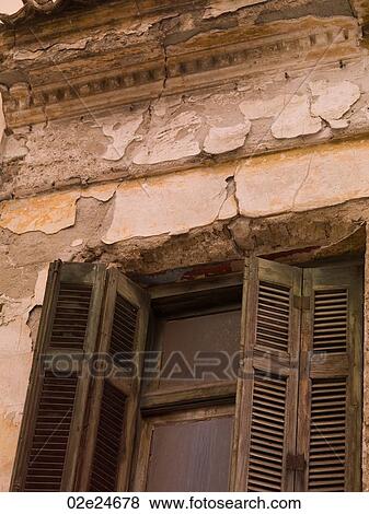 Weathered building exterior in Athens Greece View Large Photo Image Stock Photo - Weathered building exterior in Athens Greece. Fotosearch