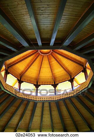 Wooden domed ceiling. View Large Photo Image Stock Image - Wooden domed ceiling.. Fotosearch