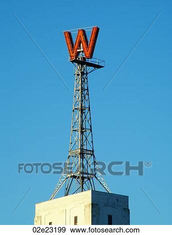 Woodward's W sign, Vancouver Canada. View Large Photo Image Stock Photo - Woodward's W sign, Vancouver Canada.. Fotosearch