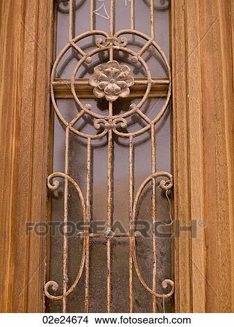 Picture - Wrought Iron design in Athens Greece. Fotosearch