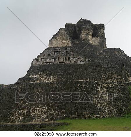 Xunantunich, Ancient Temple View Large Photo Image Stock Photo - Xunantunich, Ancient Temple. Fotosearch