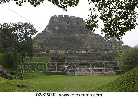 Stock Image - Xunantunich, Mayan Ruins. Fotosearch