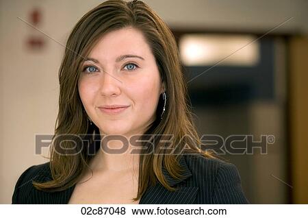 Young female college student. View Large Photo Image Stock Photo - Young female college student.. Fotosearch