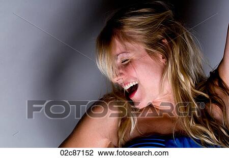 Young woman partying. View Large Photo Image Stock Image - Young woman partying.. Fotosearch