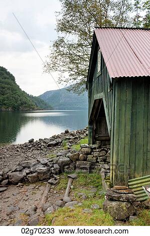 Abandoned log cabin at the riverside, Norway View Large Photo Image Stock Image - Abandoned log cabin at the riverside, Norway. Fotosearch
