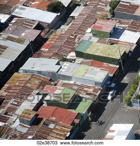 Aerial view of dwellings in Costa Rica View Large Photo Image Stock Image - Aerial view of dwellings in Costa Rica. Fotosearch