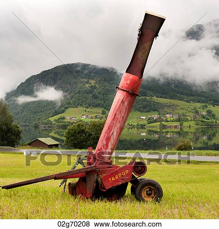 Agricultural equipment in a field, Granvinsvatnet, Granvin, Hordaland County, Norway View Large Photo Image Stock Photo - Agricultural equipment in a field, Granvinsvatnet, Granvin, Hordaland County, Norway. Fotosearch