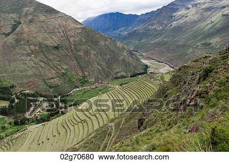 Agricultural field at Pisaq Inca Ruins, Sacred Valley, Cusco Region, Peru View Large Photo Image Stock Image - Agricultural field at Pisaq Inca Ruins, Sacred Valley, Cusco Region, Peru. Fotosearch