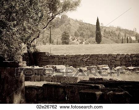 Ancient ruins in Katakolon View Large Photo Image Stock Image - Ancient ruins in Katakolon. Fotosearch