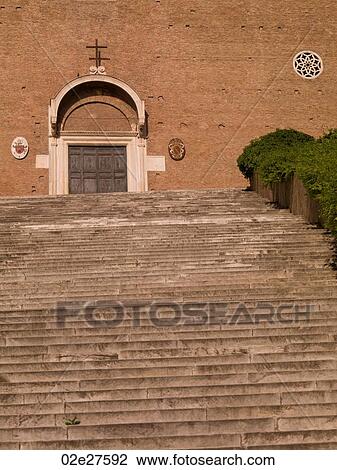 Ara Coeli Stairs in Rome Italy View Large Photo Image Stock Image - Ara Coeli Stairs in Rome Italy. Fotosearch